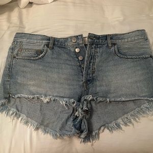 Free People Jean Shorts